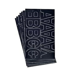 Westcott LetterCraft ���O���\�r�j�[�������A�u���b�N�AHelvetica �t�H���g�A2 �C���`���� (RPH2-CN BLK/15857) Westcott LetterCraft Removable Vinyl Letters, Black, Helvetica Font, 2-Inch Characters (RPH2-CN BLK/15857)