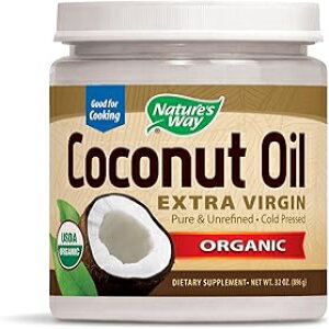 Nature's Way I[KjbN GNXgo[W RRibc IC - AR[hvXAI[KjbNA`qg݊AOet[ - 32 IX Nature's Way Organic Extra Virgin Coconut Oil- Pur