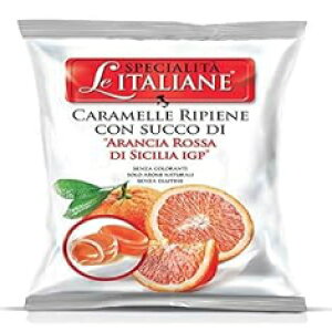 Serra, Filled Candy w/Sicilian Blood orange - Ripiene Arance Rosse Sicilia IGP 100g bag (5 pcs)