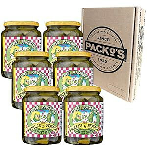 Tony Packos XC[g zbg sNX & ybp[ Mtg pbN; 24IXW[(6pbN) Tony Packo's Tony Packos Sweet Hot Pickles & Peppers Gift Pack; 24 Ounce Jars (Pack of 6)