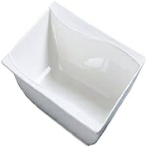 Yanco SW-409 `{EA25IXA9C` x 6.5C`AA{[zCgA12pbN Yanco SW-409 Rectangular Bowl, 25 oz, 9" Length x 6.5" Width, Porcelain, Bone White, Pack of 12