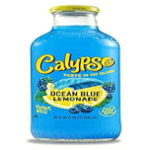 Jv\ l[h I[V u[ hAI[V u[A20 tʃIX (12 pbN) Calypso Lemonades Ocean Blue Lemonde, Ocean Blue, 20 Fluid Ounce (Pack of 12)
