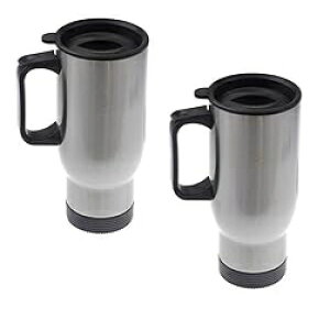 SFS BLANK Stainless Travel Mug grey for sublimation coated Dye Heat Thermal Transfer Printing Laser Engraving 2 pieces