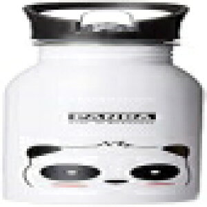 Happy Haystack XeXEH[^[{g p_fUC 600ml X|[cgbvt (zCg) Happy Haystack Stainless Water Bottle with Panda Design 600ml with Sport Top (White)