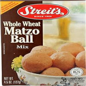 XgCc S}bcH {[ ~bNX R[V ߉z՗p 4.5 IX (VO) Streit's Streits Whole Wheat Matzo Ball Mix Kosher For Passover 4.5 Oz (Single)