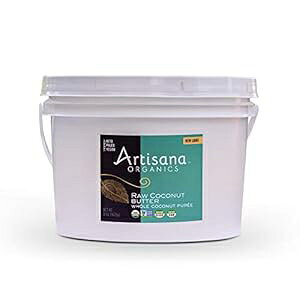 Artisana Organics RRibco^[A8 |h oNRRibco^[AsgpAp[sgp Artisana Organics Raw Coconut Butter, 8 lbs Bulk Coconut Butter, No Sugar Added, No Palm Oil
