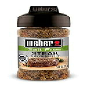 Weber Xe[LV[YjOA2.5 IXr (3 pbN) Weber Salt-free Steak Seasoning, 2.5 Ounce Jar (Pack of 3)