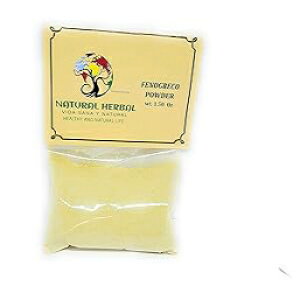 �t�F�m�O���R �A�� �|���{ 1.5�I���X Herbal, Natural Fenogreco en Polvo 1.5 onz
