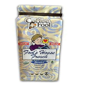 The Coffee Fool Coffee Fool's Decaf Organic Fair Trade House French (Strong Drip Grind)