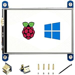 waveshare 4 inch HDMI LCD IPS Display 800x480 Resolution Resistive Touch Screen HDMI Interface for Raspberry Pi 4B/3B+/3B/2B/B+/A+/Zero W,Support Raspbian/Ubuntu/Kali/Retropie
