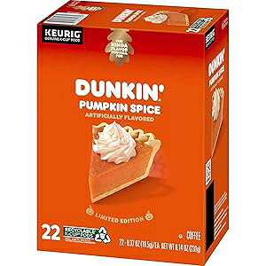_L pvL XpCX R[q[A|bh 22  (2020)  BUTO Dunkin' Pumpkin Spice Coffee, 22-Count Pods (2020) Limited Edition