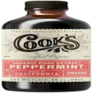 Cook's, I[KjbN yp[~g GLXAv~A yp[~g ICAčYA4 IX Cook's, Organic Peppermint Extract, Premium Peppermint Oil, Crafted in the USA, 4 oz