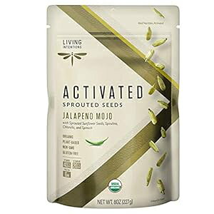 Living Intentions I[KjbNq}̎: ny[j z ? `qg݊ ? Oet[ ? r[K ? pI ? R[V ? 8 IXP Living Intentions Organic Sprouted Sunflower Seeds: Jal