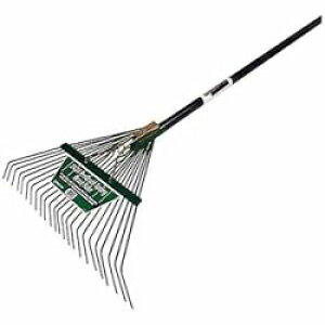 Midwest Rake 40936 ProGrade �X�v�����O �u���[�X ���[�L 54 �C���` �u���[ �A���~�j�E�� �n���h���A18 �^�C�� 18 �C���` �X�`�[�� �w�b�h�t�� Midwest Rake 40936 ProGrade Spring Brace Rake with 54" Blue Aluminum Handle, 