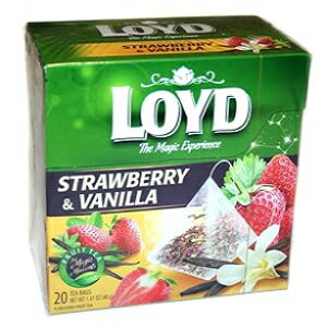 ChEUE}WbN GNXyGX Xgx[&ojt[ceB[ eB[obO20 Loyd the Magic Expirience Strawberry & Vanilla Fruit Tea 20 Tea Bags