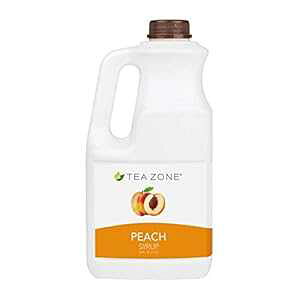 eB[][ 64K IX s[`Vbv TEA ZONE 64 fl. oz Peach Syrup