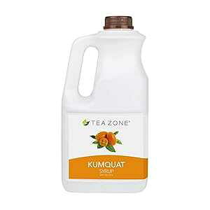 AeB[][ 64 tʃIX̋Vbv Kumquat, Tea Zone 64 fl.oz Kumquat Syrup