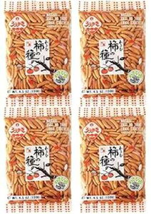 4.5 IX (4 pbN)A `̎킳 4.5 IX/130g (4 pbN) 4.5 Ounce (Pack of 4), Uegaki Kaki No Tane Wasabi 4.5oz/130g (4pack)