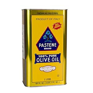 pXe sA I[u IC ʁA101 IX Pastene Pure Olive Oil Tin, 101 Ounce