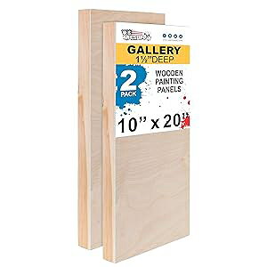 US Art Supply 10C` x 20C` o[`EbhyCg pl{[h M[ [1-1/2C` N[h (2pbN) - A[eBXgfvXؐǃLoX - G捬fBANt