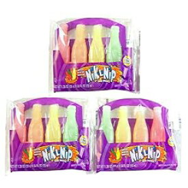Nik-L-Nip Mini Drinks Candy, 1.39 Ounce, Pack of 3
