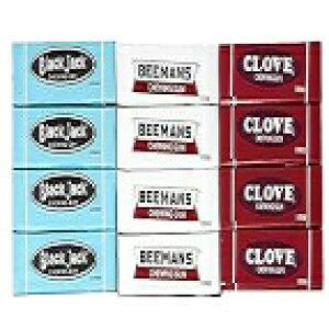 g`[CKpbN ? ubNWbNAr[}YAN[uKoGeBpbN12 Tru Inertia Retro Chewing Gum Pack Black Jack, Beemans, and Clove Gum Variety Pack of 12