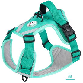 【Gloria】犬 ハーネス 小型犬 中型犬 大型犬用 簡単装着 胸パッド 軽量 耐久性抜群 ワンタッチバックル 抜けない 引っ張り防止 防水加工 通気性 安全設計 おしゃれ 散歩用 胴輪 アウトドア セーフティハーネス