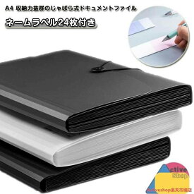 収納 ネームラベル付 じゃばら式 薄型 ファイル収納 防水 ファイル 13ポケット 整理 a4 密閉式 書類 持ち運び可能 領収書 サイズ 書類ケース 伸縮 ドキュメント ファイル 領収書 ファイル 伝票 ファイル 書類収納ボックス 保管ケース マルチケース