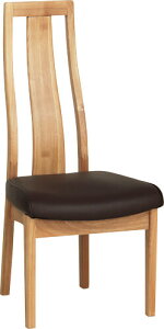 【48時間限定*全品P5〜15倍&クーポン】 ダイニングチェア 完成品 肘無し ハイバック 大川家具 椅子 イス 食卓椅子 木製椅子 ダイニング タモ材 アームレス PVC 合皮 Sバネ 脚裏フェルト 北欧 モ