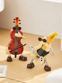 【送料無料】 手回し オルゴール バイオリン ギター 装飾 ミニ サイズ サウンド ミュージック ギフト プラスチック 贈り物 おしゃれ 楽器 回転