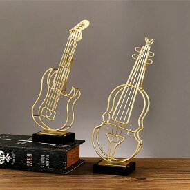 【送料無料】 置物 楽器 抽象的な立体形状 アート モダン バイオリン ギター