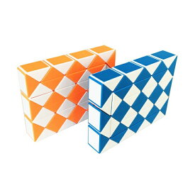 【送料無料】 ルービックスネーク 立体パズル 色々な形に変化 スネークキューブ 観察力 創造力 ツイスト 暇つぶし 大人も子供も 幾何学