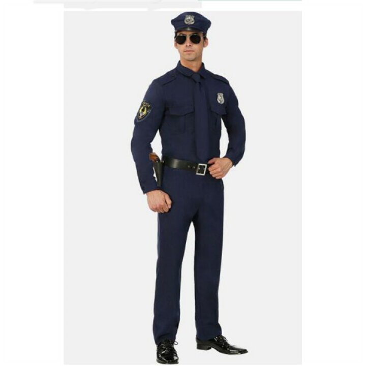 楽天市場 ポリスマン 男性 コスチューム 大人 男性用 警察 警官 Sheriff ハロウィン 子供 警察官 帽子 ワンピース ベルト かっこいい 仮装 結婚式 二次会 余興 Plf ダンス 宴会 宴会グッズ パーティードレス通販 Glorypark