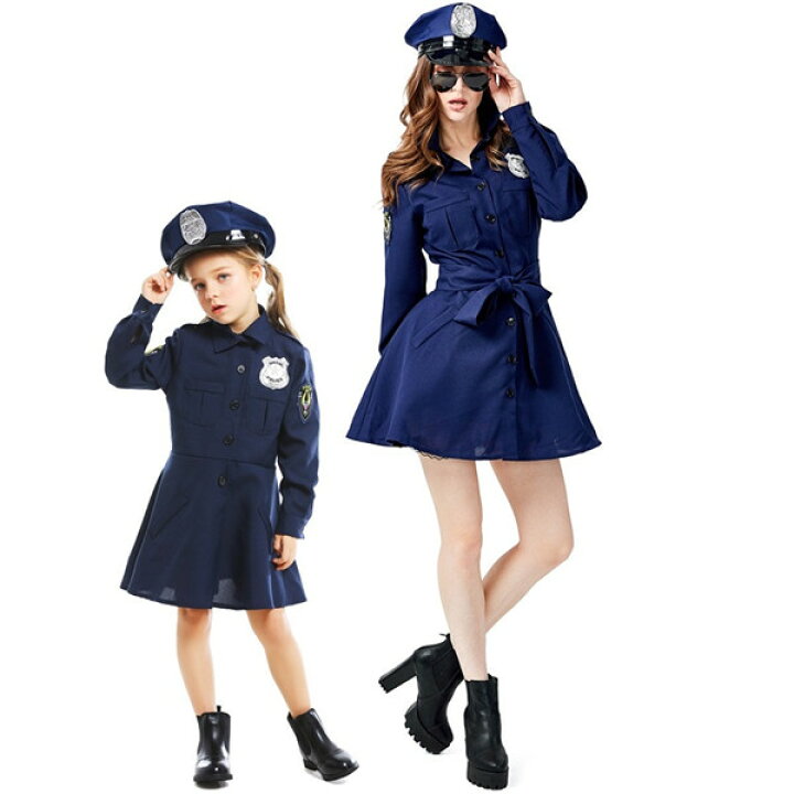 楽天市場 ポリスマン コスチューム 大人 女性 警察 婦人警官 Sheriff ハロウィン 子供 女の子 警察官 大人用 かっこいい 仮装 結婚式 二次会 余興 Plf ダンス 宴会 宴会グッズ パーティードレス通販 Glorypark