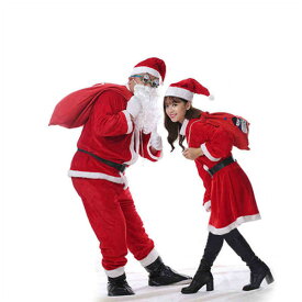 サンタクロース 衣装 コスチューム 大人用 メンズ コスプレ 衣装 セット もこもこ サンタ衣装 クリスマス 帽子 パーティー衣装 イベント プレゼント