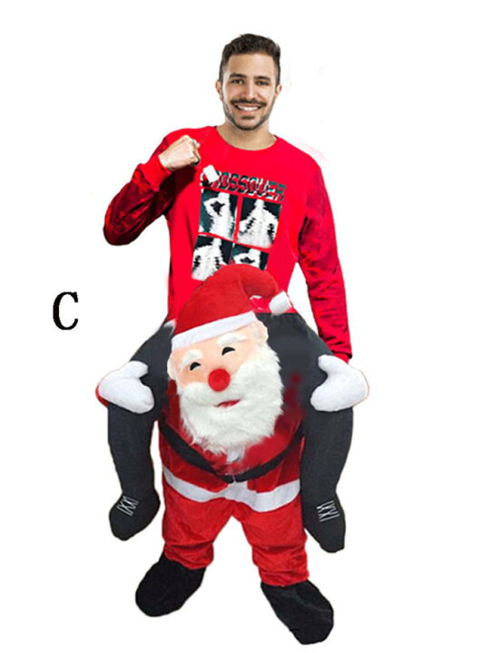 かわいい サンタ コスプレ サンタクロース トナカイ 肩車 おもしろ 大人 Diviexpert Demo Cmsminds Com