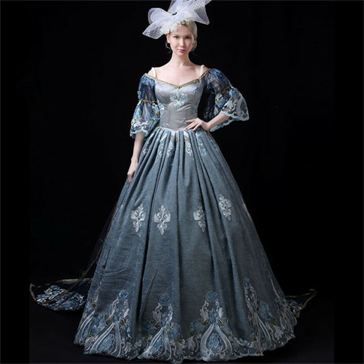 楽天市場】ロングドレス ヴェルサイユ 風 中世 ヨーロッパ 貴族風  