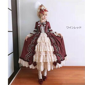 【楽天3位獲得】ロリータ ワンピース コスプレ セーラー リボン 姫袖 lolita衣装 仮装 衣装 コスチューム こすぷれ コス おすすめ 可愛い 男ウケ セクシー ウィッグ追加可 大きいサイズ 大人 レディース コスプレ衣装 あす楽 ハロウィンコスチューム ハロウィン
