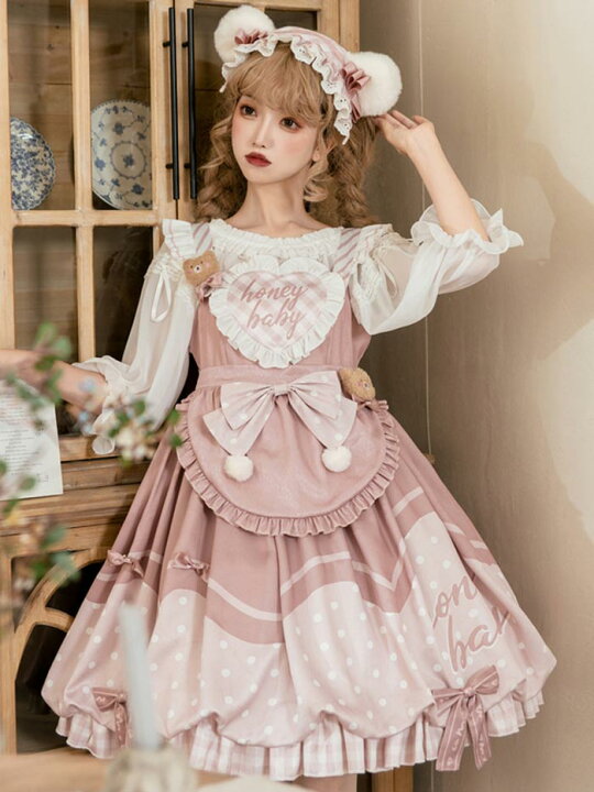 楽天市場】ロリータ 上下セット ワンピース 可愛い お姫様 Lolita 