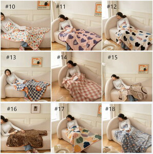 3WAY ひざ掛け ひざかけブランケット 毛布 腰巻き 膝掛け 肩掛け ボタン付き おしゃれ モコふわ オフィス ベビーカー 100×140cm シマエナガ チェック 猫 ハリネズミ 犬 フレブル カピバラ うさぎ