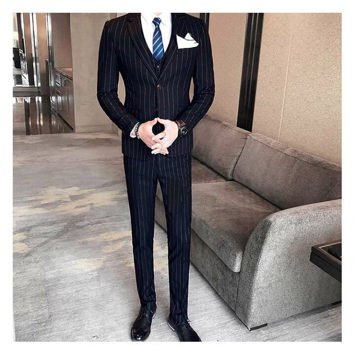 楽天市場】メンズスーツ スーツ スリム ストレッチ フォーマル 2つ  