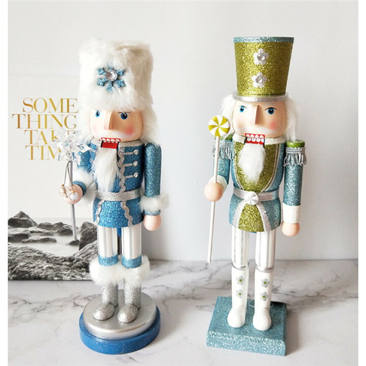 楽天市場】くるみ割り人形 置物 木製 儀仗隊 38cm人形 手塗り  