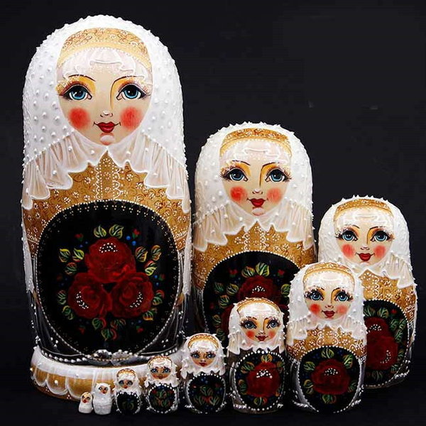 楽天市場】マトリョーシカ ロシア 人形 民芸品 土産物 手作り人形