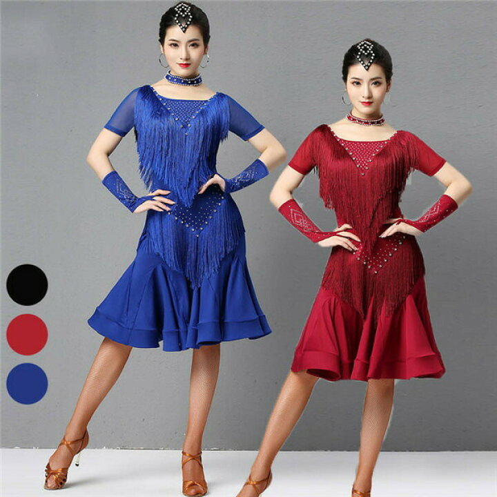 楽天市場】社交ダンスドレス ダンスウェア ドレス モダンドレス ラテン  