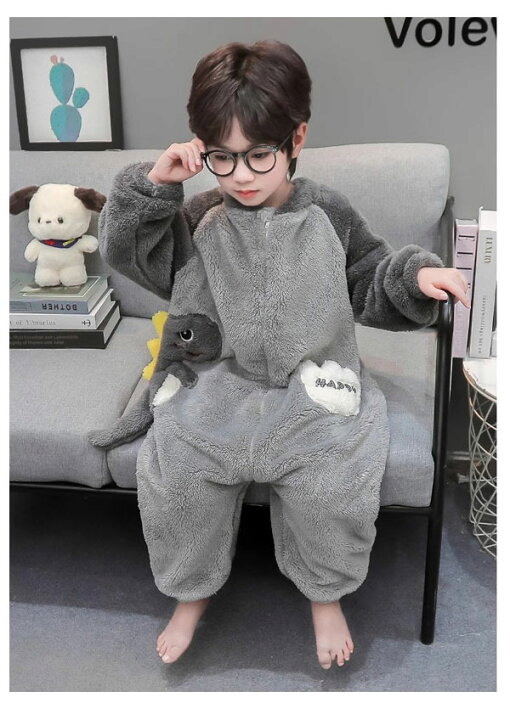 楽天市場】ルームウェア 冬用 子供 パジャマ キッズ ロンパース 