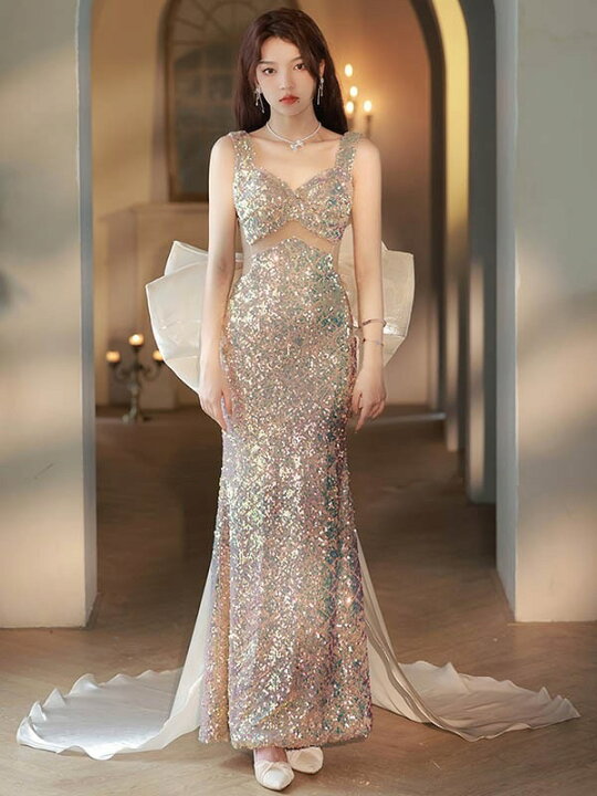 楽天市場】人魚のようなマーメイドドレス 大人 ピアノ 発表会 ロング  