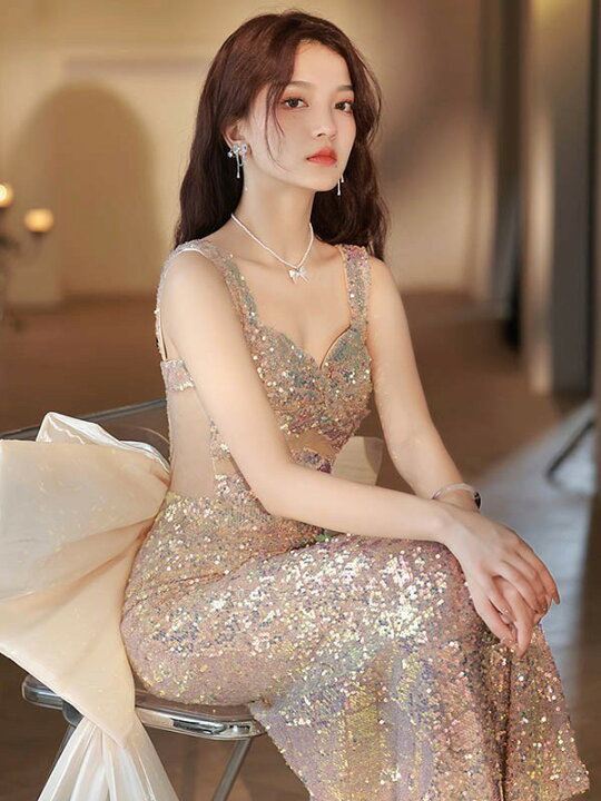 楽天市場】人魚のようなマーメイドドレス 大人 ピアノ 発表会 ロング  