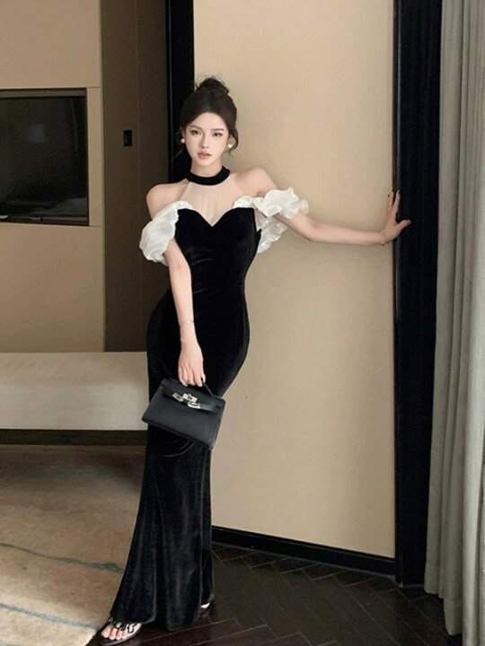 楽天市場】☆500円OFFクーポン配布中☆マーメイド ドレス 大人 ピアノ  