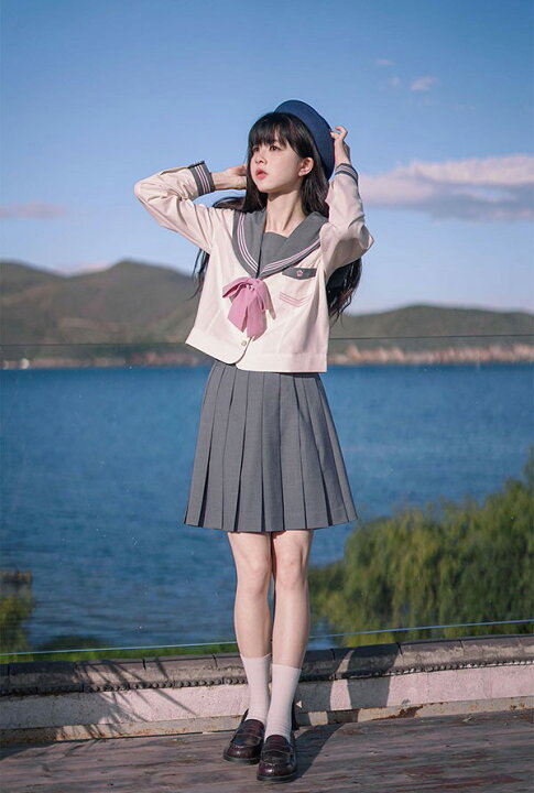 楽天市場】セーラー服 大きいサイズ 卒業式 女の子 制服 学生制服 5点 