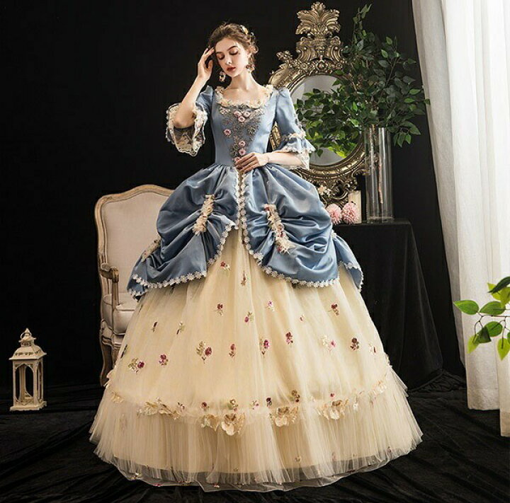 楽天市場】貴族 ドレス ステージ衣装 舞台衣装 オペラ声楽 中世貴族風  